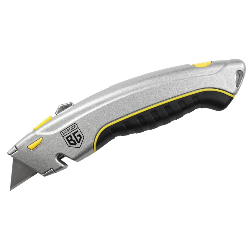 Металлический нож Berger BG1350 с трапециевидным лезвием 19мм 4 лезвия в комплекте 928₽