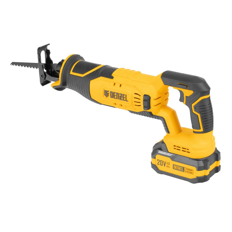 Пила сабельная аккумуляторная Denzel RS-180 28801, Li-Ion, 20 В  в Туле