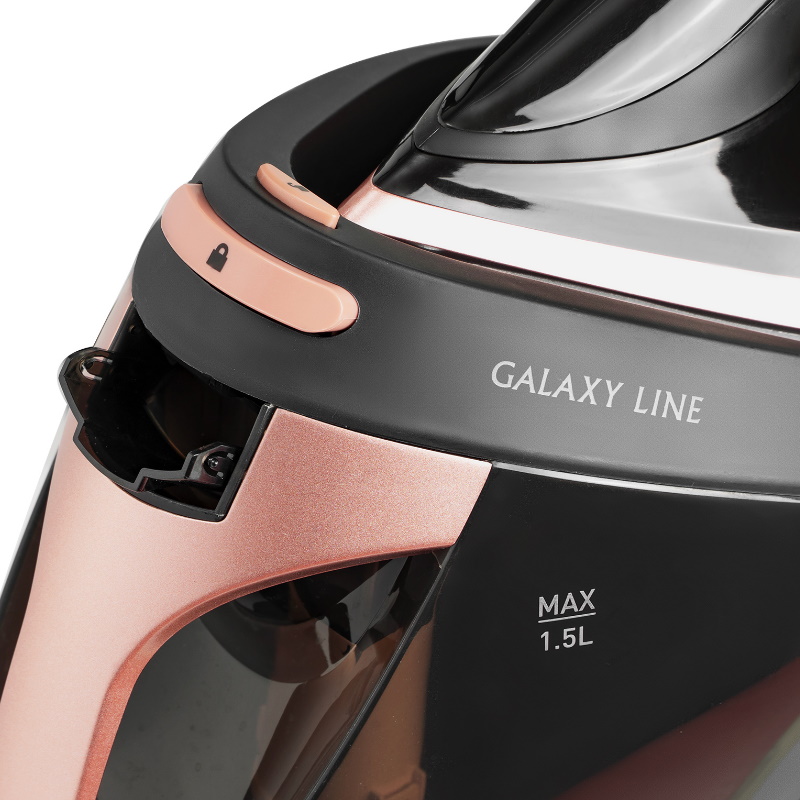 Парогенератор Galaxy Line GL 6173 4610264002472 черный 2600 Вт керамическое покрытие EasyGlide Pro давление пара 55 бар