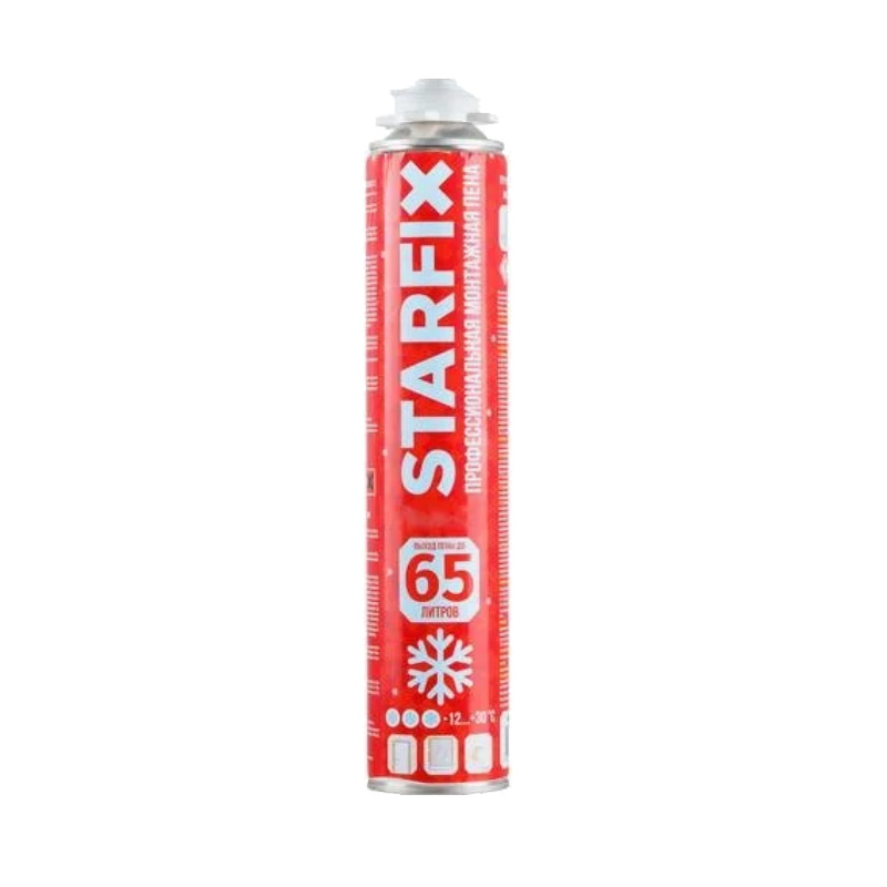 Пена монтажная профессиональная зимняя Starfix Gunfoam Winter 65 SM-07837-1, 850 мл  в Александрове