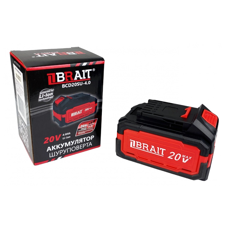 Аккумулятор шуруповерта Brait BCD20SU-4.0 21.02.353.070 (4Ач на единой платформе) в Костроме
