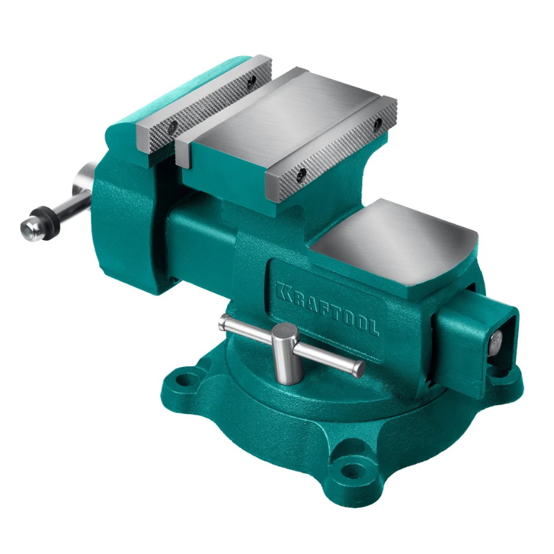 Слесарные тиски Kraftool Reversible 32705-200, 200 мм, расход 368 мм