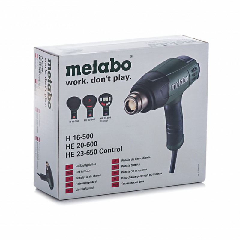 Строительный фен Metabo Н 16-500 601650500 в Твери