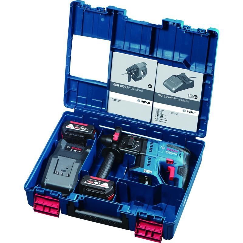 Аккумуляторный перфоратор Bosch GBH 180-LI 0.611.911.121 в кейсе в Рыбинске