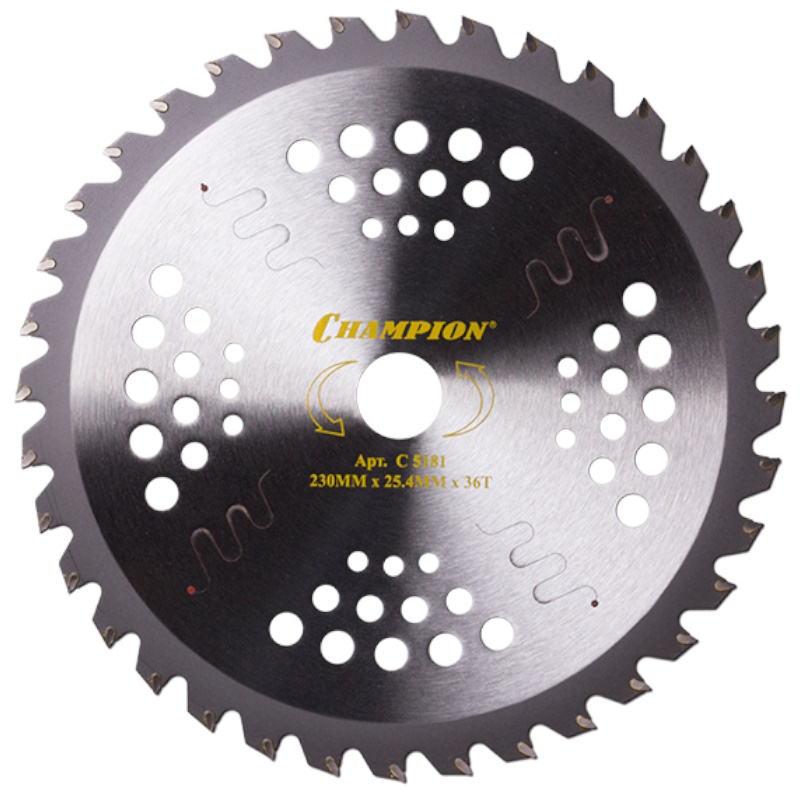 Нож с зубцами из твердого сплава Champion Ninja C5181 36/230/25,4 в Коврове