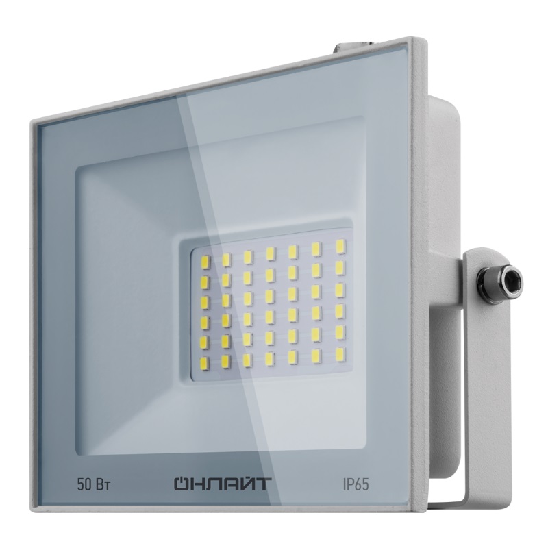 Прожектор светодиодный Онлайт OFL-50-6K-WH-IP65-LED 90137 в Рыбинске