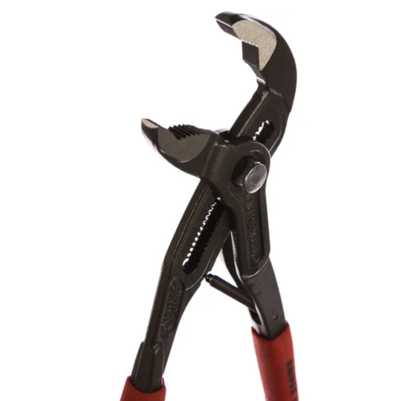 Клещи переставные Knipex COBRA ...matic KN-8711250, пружина, зев 50 мм, длина 250 мм, фосфатированные, обливные ручки в Кинешме