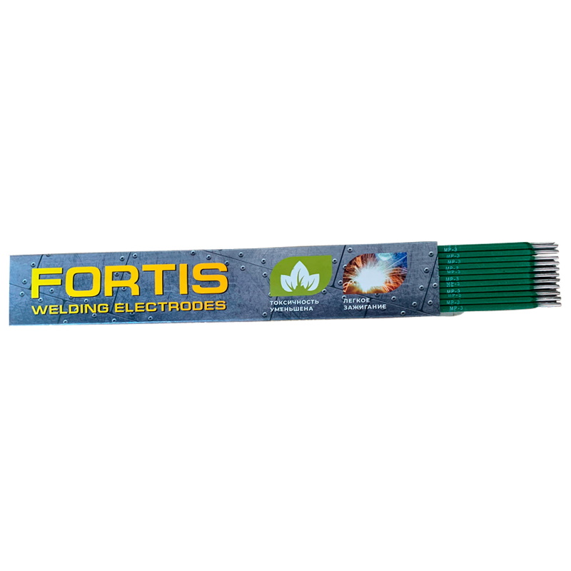 Сварочные электроды для сварки сталей и металлов FORTIS МР-3 2,5мм (1кг) в Череповце