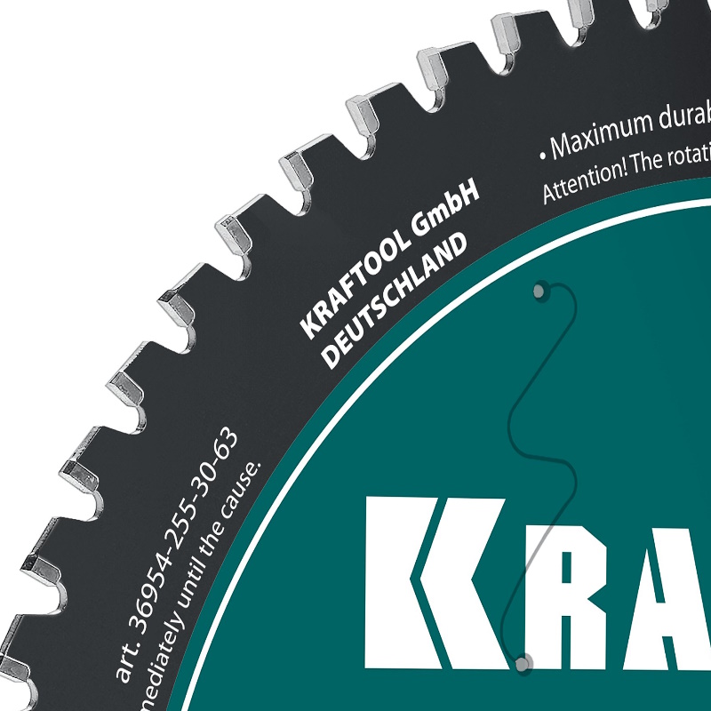 Диск пильный по металлу и стали Kraftool Metal Cut 36954-255-30-63, 255 х 30 мм, 63Т  в Рыбинске