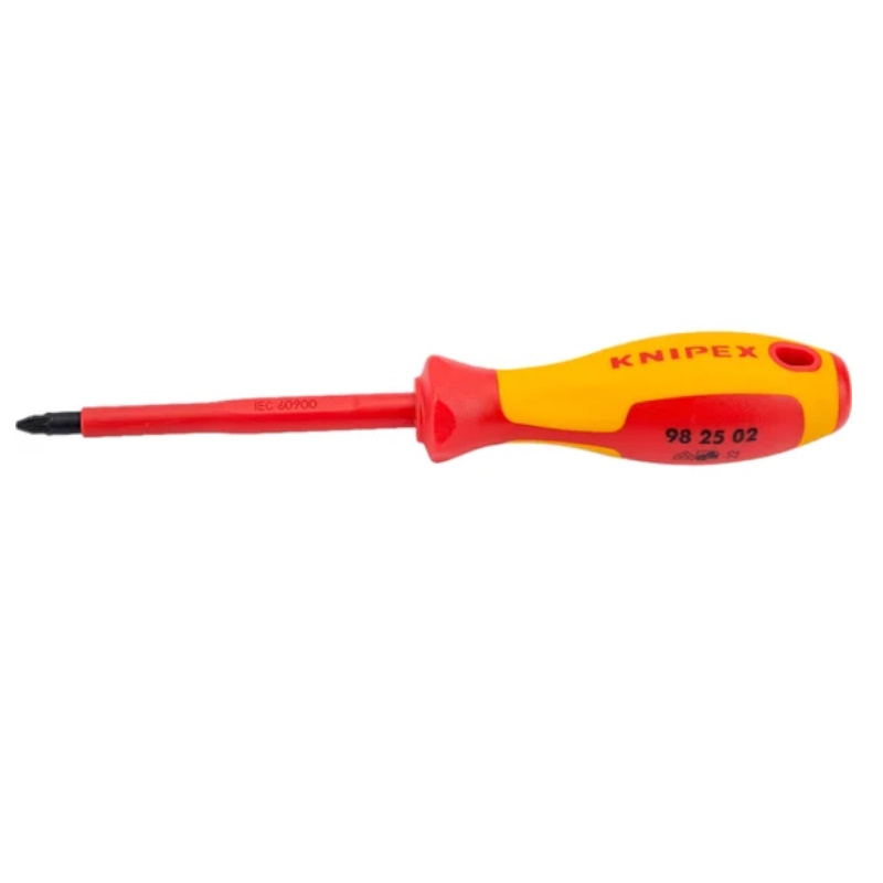 Отвёртка Knipex KN-982502, VDE Pozidriv PZ2 x 100 мм, длина 212 мм, диэлектрическая в Рыбинске