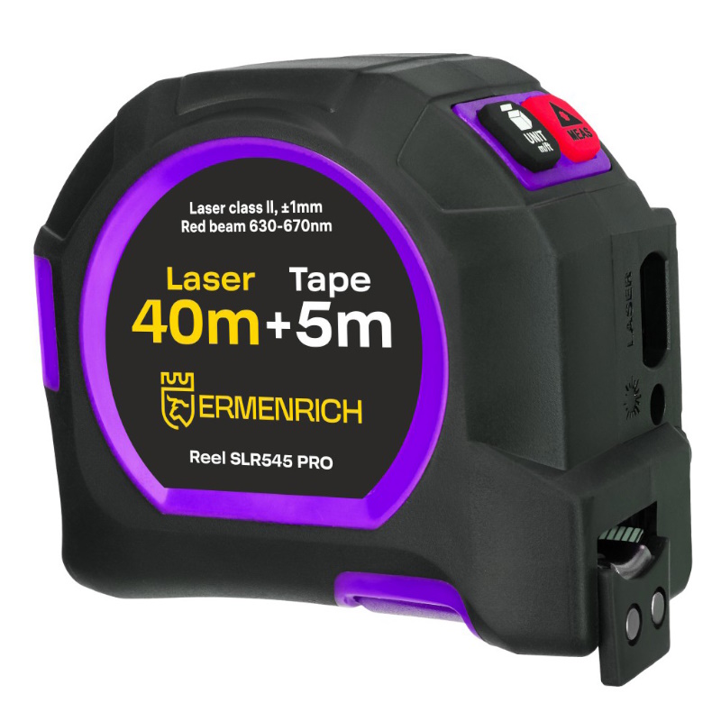 Рулетка с лазерным дальномером Ermenrich Reel SLR545 PRO 84580 3818₽