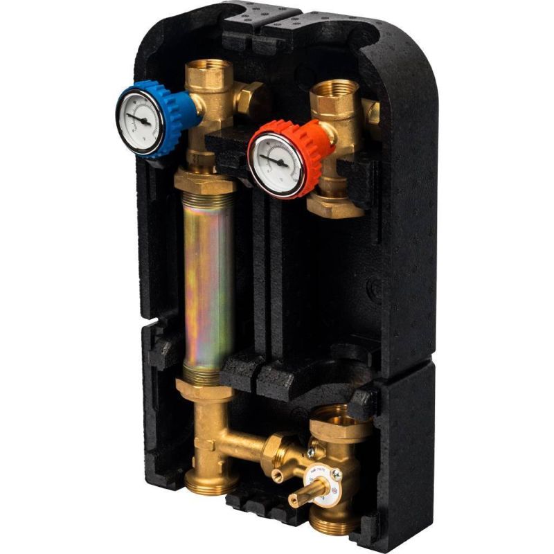 Насосная группа Stout SDG-0007-002501 с 3-х ходовым приводным смесителем 1" без насоса
