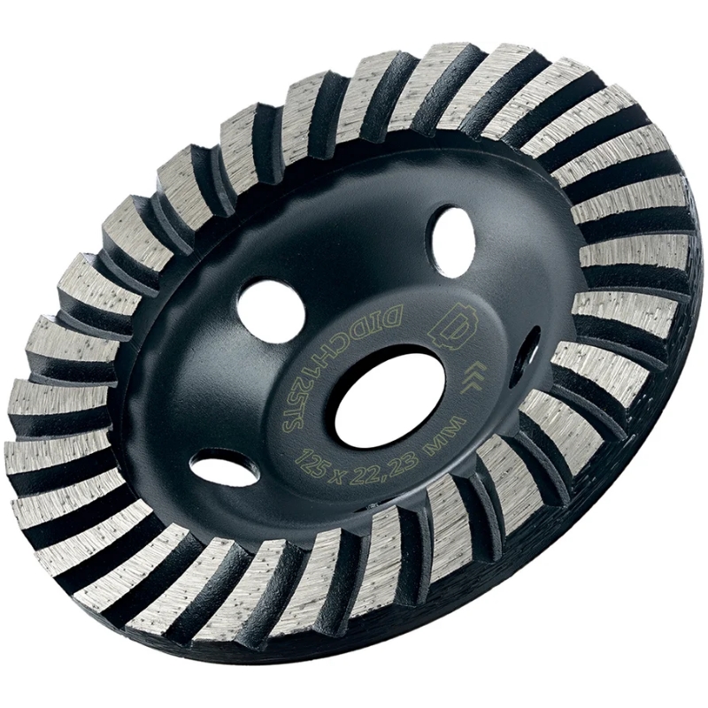 Чашка алмазная турбо по бетону Diamond Industrial turbo concrete DIDCH125TS, 125*6*22,23 в Вологде