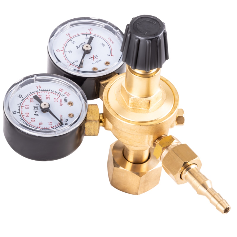 Регулятор FoxWeld WR550 mini 4416 аргоновыйуглекислотный 1 манометр 1 расходомер стрелочный 1640₽