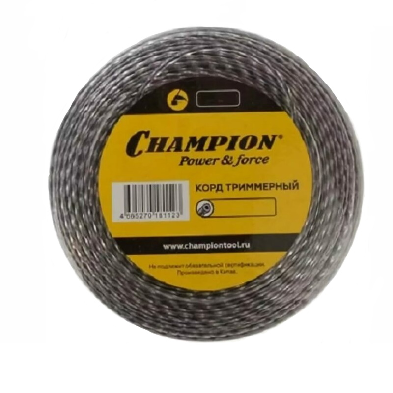 Корд триммера Champion Twist C7137, 2.4ммx15м, витой в Твери