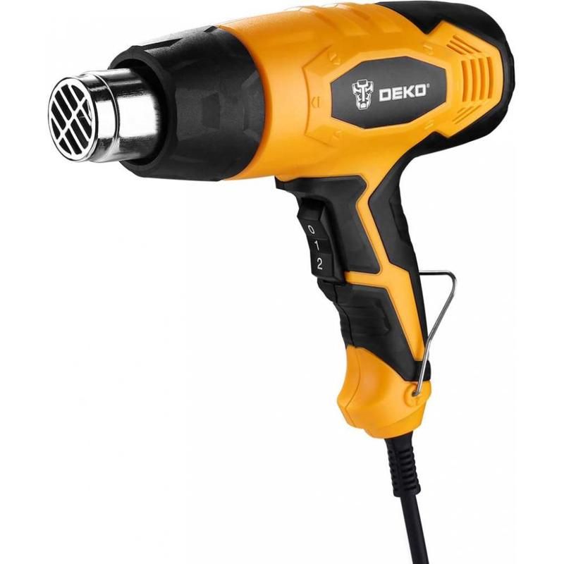 Фен строительный Deko HG2200W 063-4200 (мощность 2200 вт, рабочая температура 600°C)