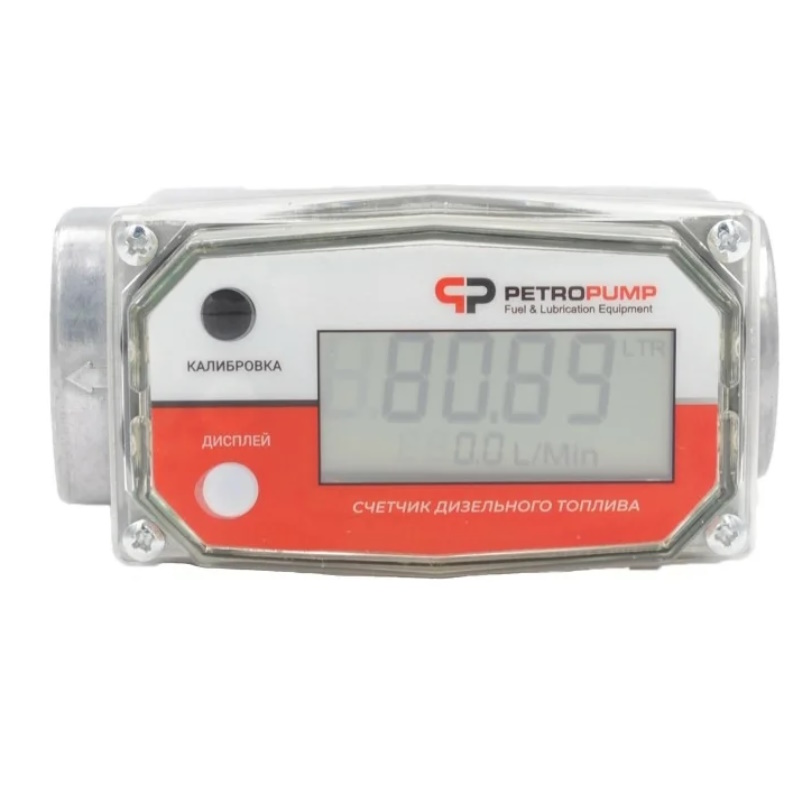Турбинный счетчик для бензина и ДТ Petropump AC-TM-1 PP820001, 1" BSP (F), 20-100 л/мин в Костроме