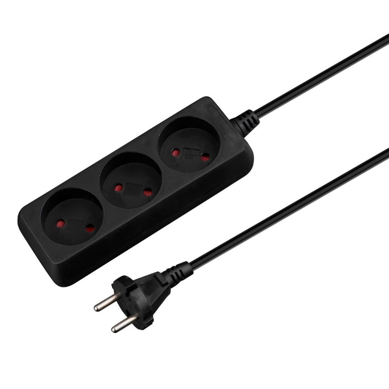 Удлинитель Юпитер JP8101-30 15 м 3 розетки 22 кВт бз ПВС 2х075 черный 212₽