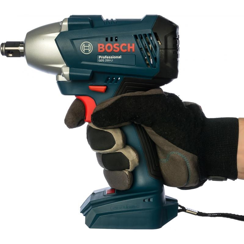 Ударный автомобильный гайковерт Bosch GDS 250-LI 0.601.9G6.121 (литий-ионный аккумулятор, вес 2 кг) в Коврове