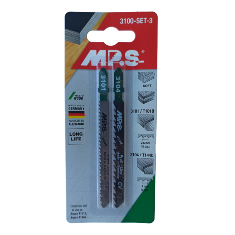 Полотно для электролобзика MPS 81-1-106, набор (3101+3104 - T101B+T144D) в Твери