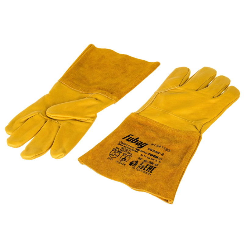 Сварочные краги Fubag FUBAG FWGN 8Y 641183, TIG, без подкладки, желтые в Иваново
