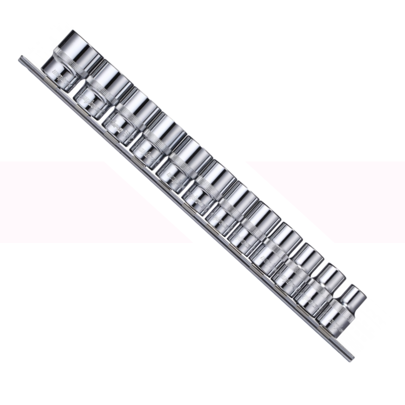 Набор головок торцевых 12-гранных Ombra 912312, 1/2"DR на держателе, 10-24 мм, 12 предметов в Угличе
