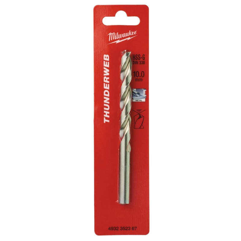 Сверло по металлу Milwaukee Thunderweb 4932352367, HSS-G, 10.0x133 в Иваново
