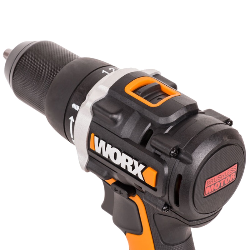 Дрель-шуруповерт WORX WX102 аккумуляторная , 20В, 60Нм, бесщеточная, 2Ач х2, ЗУ, кейс в Кинешме