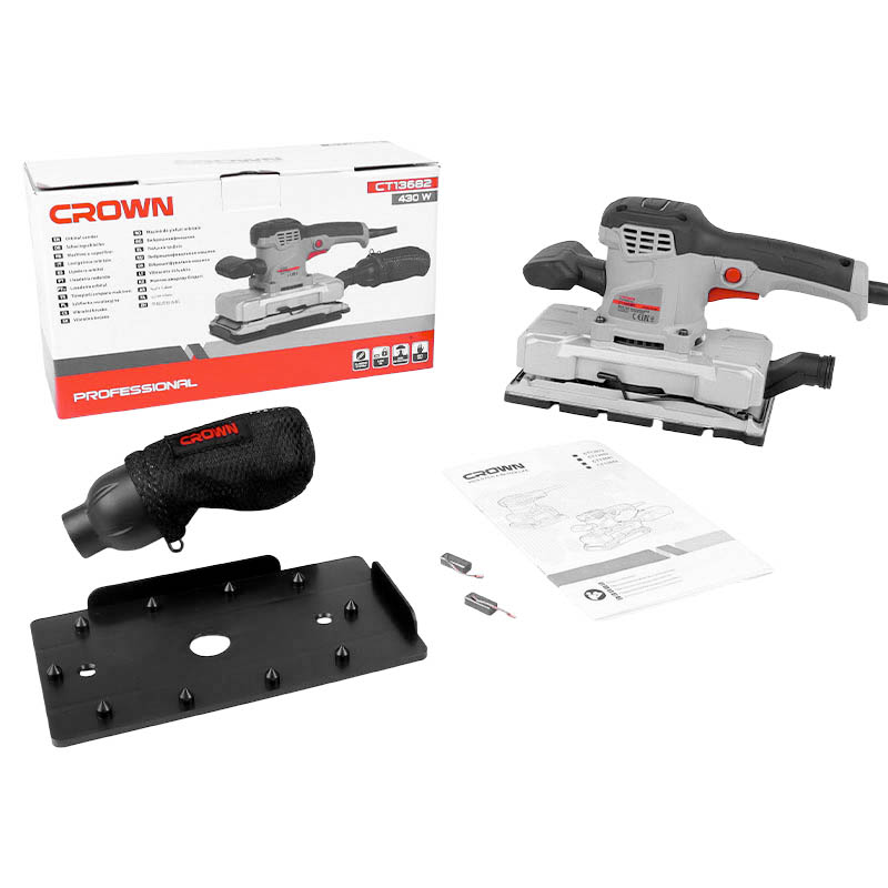 Вибрационная шлифмашина Crown CT13682 во Владимире