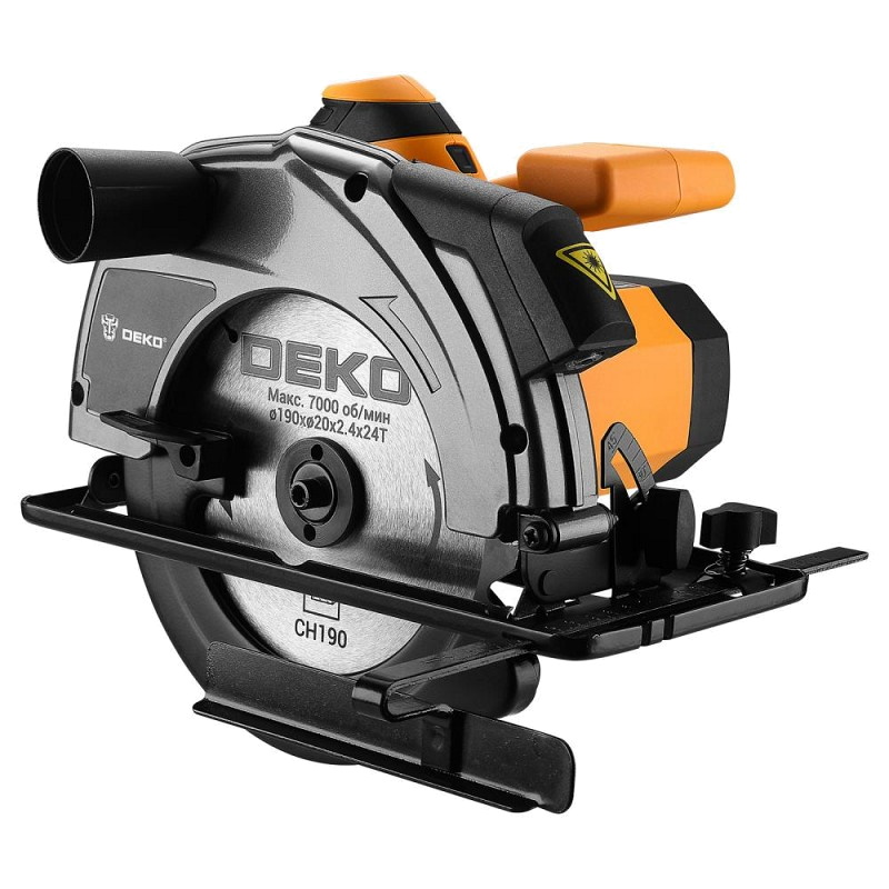 Дисковая (циркулярная) пила Deko CS1800-D 083-1101, 1800 Вт, 190 мм, диск в Рыбинске
