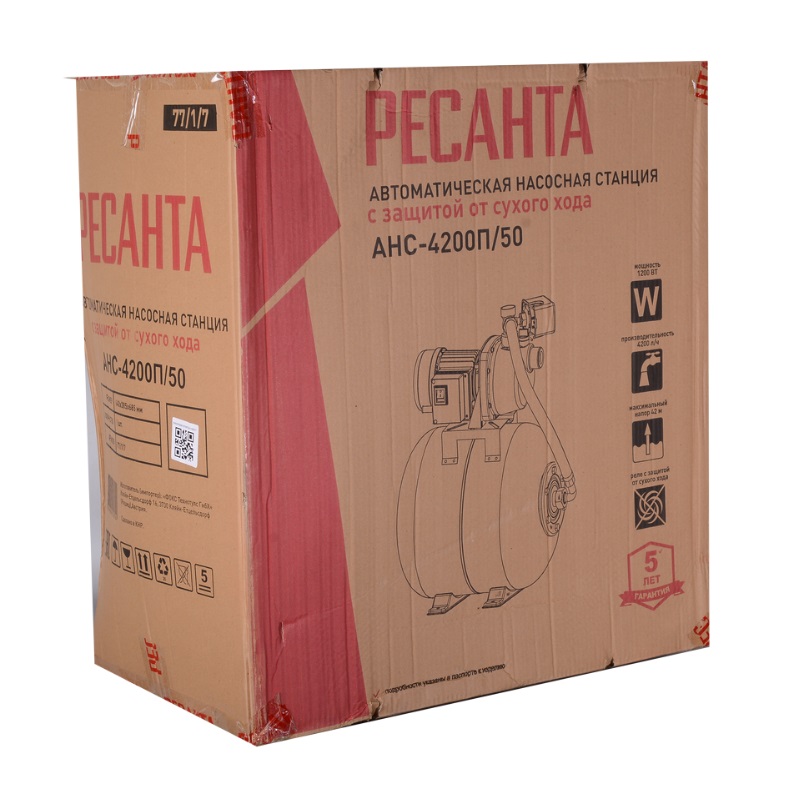 Автономная насосная станция Ресанта АНС-4200П/50 77/1/7