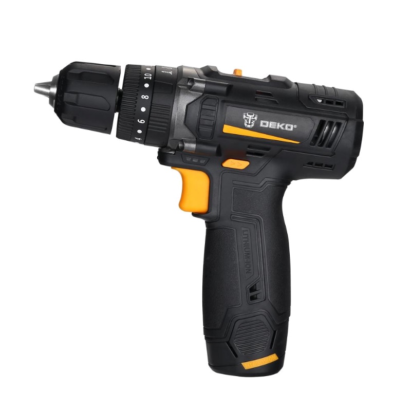 Аккумуляторная ударная дрель-шуруповерт Deko GCD12DU, Li-Ion, 12 В, 1.5 Ач 063-4039 в Твери