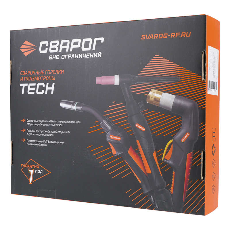 Сварочная горелка Сварог TECH TS 18 (ОКС+Б/Р, 2 ПИН), 4 М, IOB6967 в Ярославле