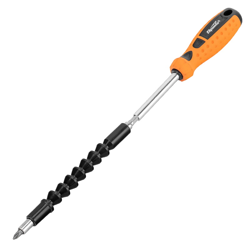 Отвертка телескопическая с битами Sparta 115575, 8 предметов, PH + SL + Torx, двухкомпонентная рукоятка, гибкий привод в Угличе