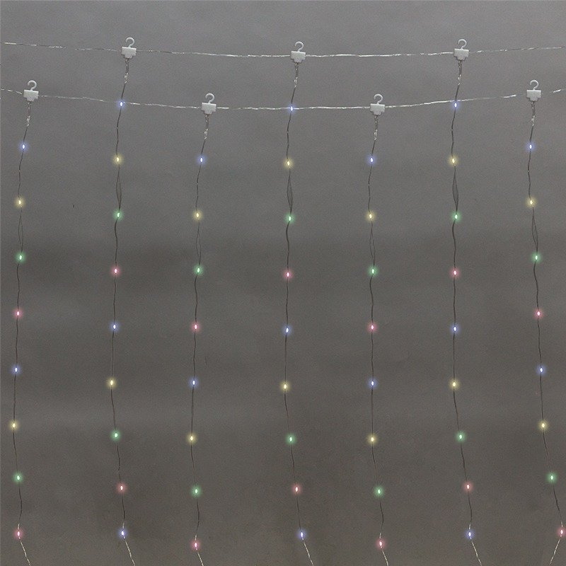 Гирлянда светодиодная "Роса "Светодиодный дождь" Neon-Night 315-879 1764095, 3х2м LED мульти 12Вт IP20  в Переславле