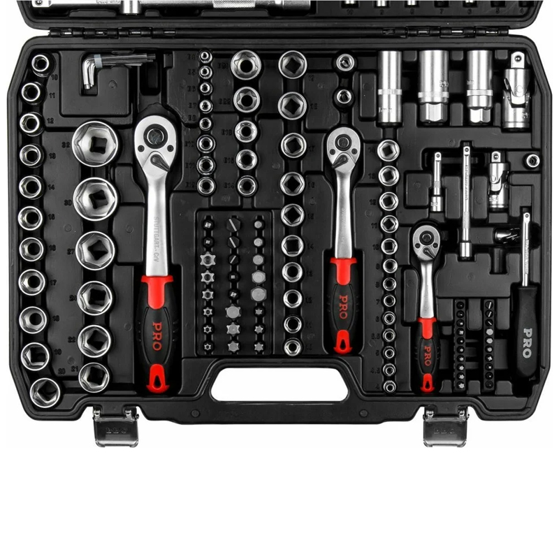 Набор головок и бит Pro Startul Stuttgart PRO-172S (172пр. 1/4",3/8",1/2")