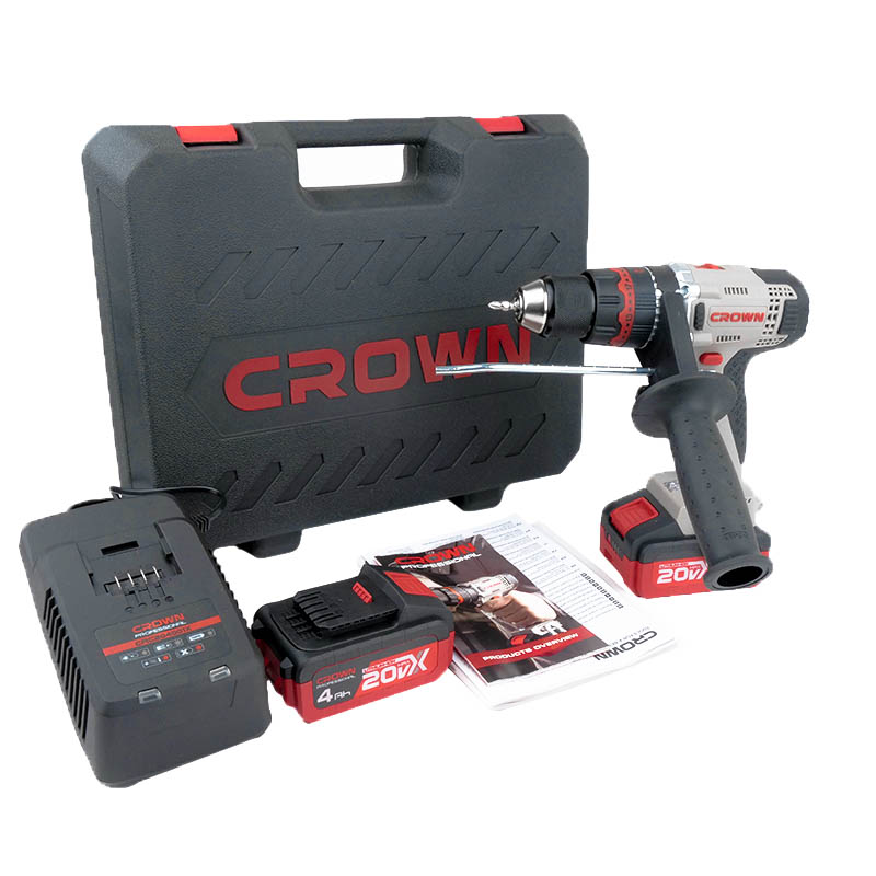 Аккумуляторный ударный шуруповерт Crown CT21075HMX-4 BMC в Муроме