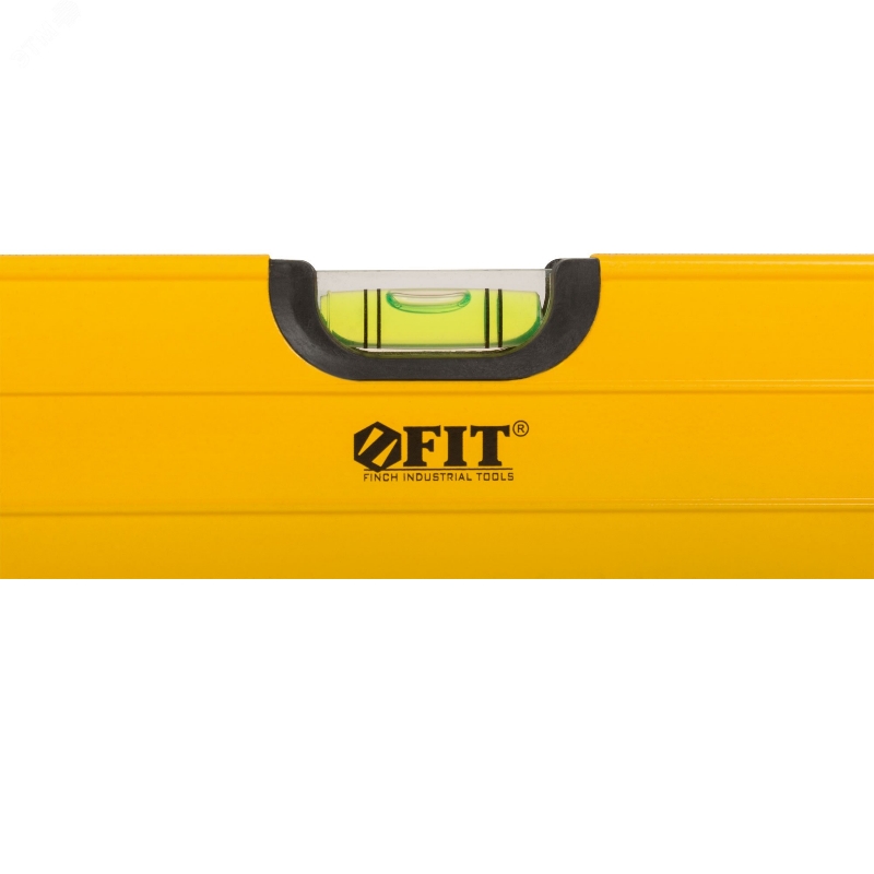 Уровень Fit "Янтарь" 18164, 3 глазка, ручки, усиленный корпус, фрезер. рабочая грань, шкала 1000 мм