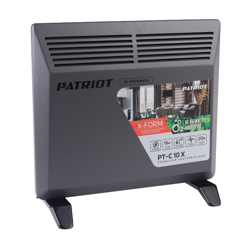 Конвектор электрический Patriot PT-C 10 X 633307302, 1000 Вт в Иваново