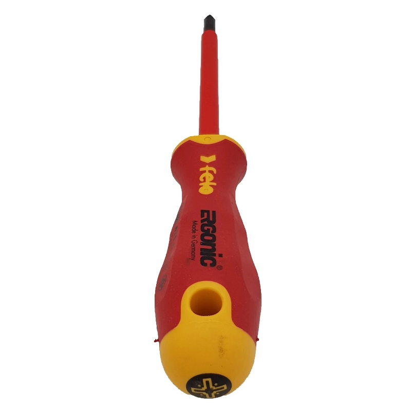 Отвертка диэлектрическая Felo Ergonic 41520390, крестовая PZ 2X100 (Германия) в Переславле