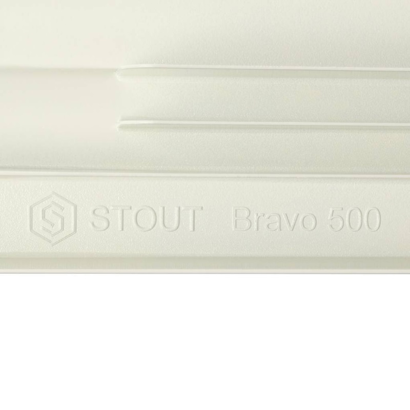 Радиатор алюминиевый Stout Bravo 500 SRA-0110-050008, 8 секций в Кинешме
