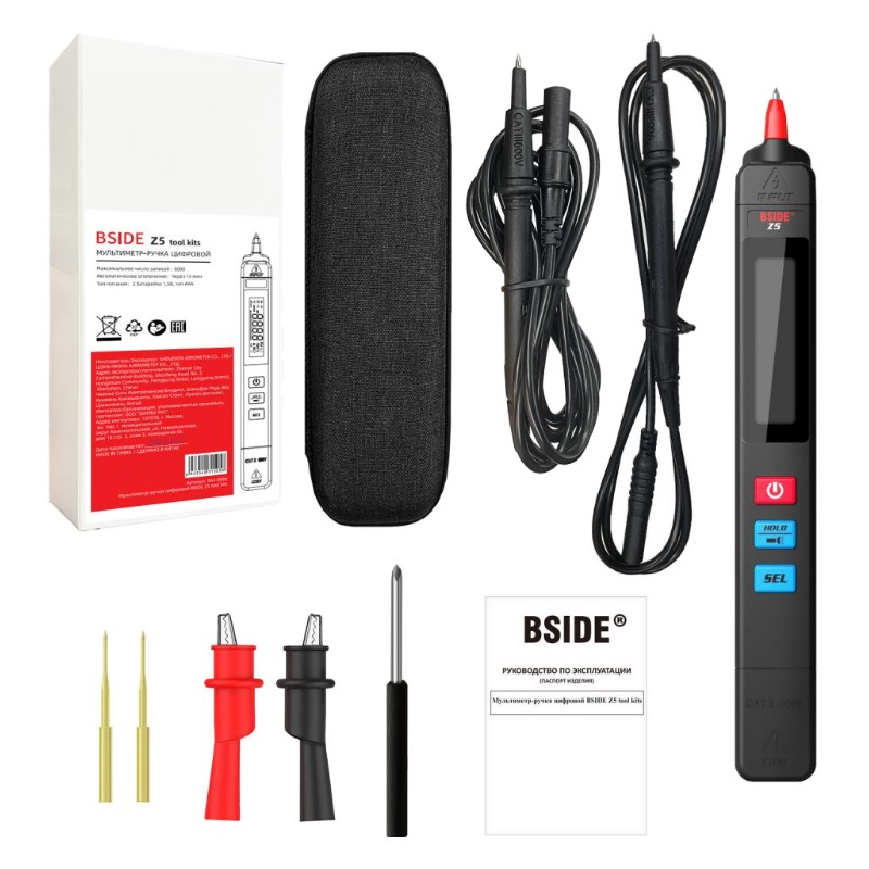 Мультиметр-ручка цифровой Zitrek BSIDE Z5 tool kits 064-0006 в Иваново