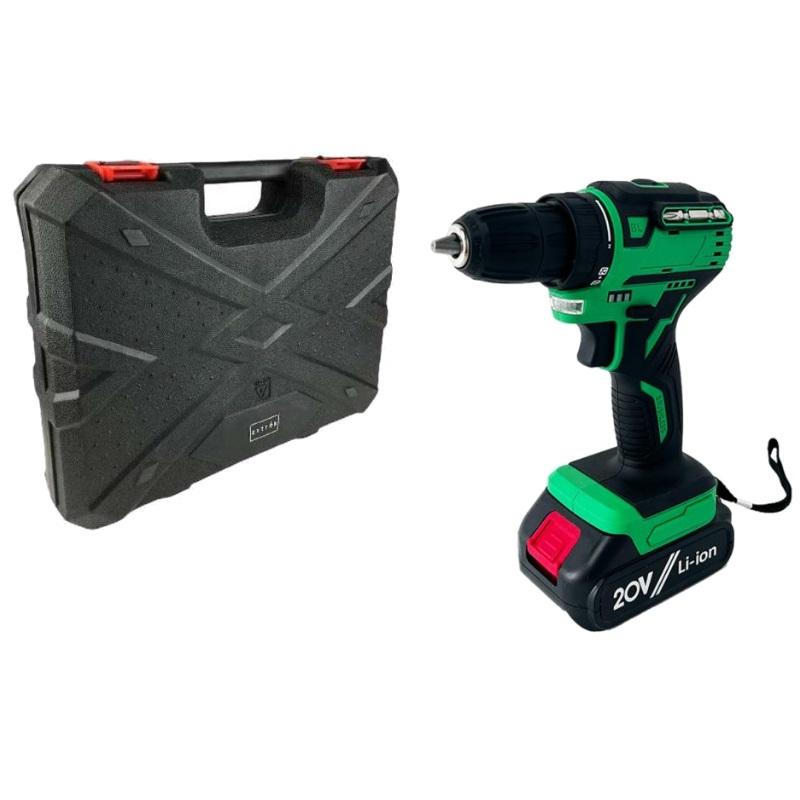 Дрель аккумуляторная бесщеточная Zitrek Greenpower 20 Pro 063-4060, 20 В, Li-Ion 1 шт., ЗУ, кейс, бита в Муроме