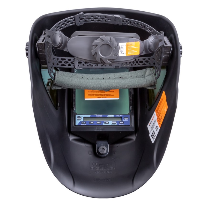 Маска сварщика FoxWeld КОРУНД МЕГА 8255, синяя, (ф-р MEGA LED 2), без коробки