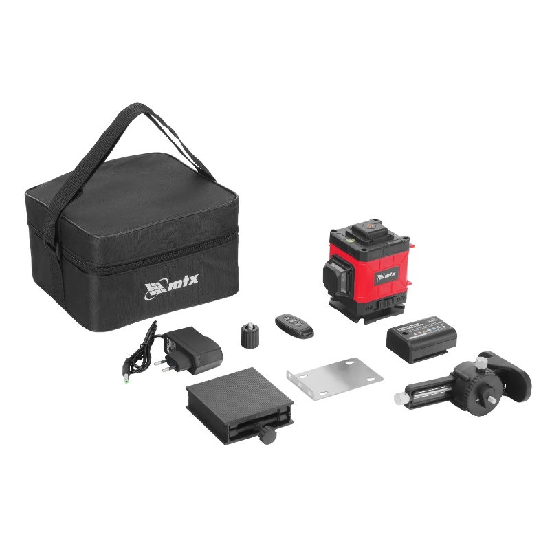 Лазерный уровень MTX ML 360-3 Basic SET 35083, м-призм.  30 м, зеленый луч, акк. Li 3000 мАч, сумка в Иваново