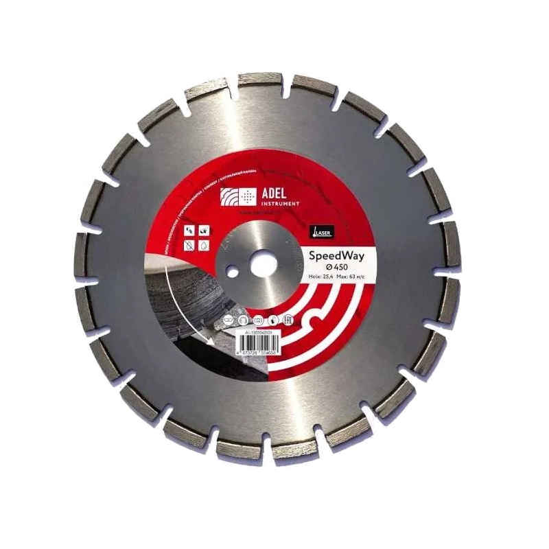 Диск алмазный Adel Instrument SpeedWay 00-00016500, Ø450*4.0*25.4  в Коврове
