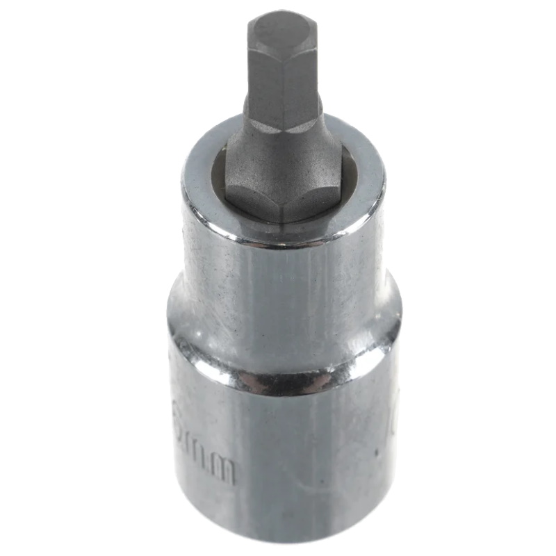 Насадка торцевая Jonnesway S50H4106 047901, 1/2"DR с вставкой-битой, H6, 55 мм в Коврове