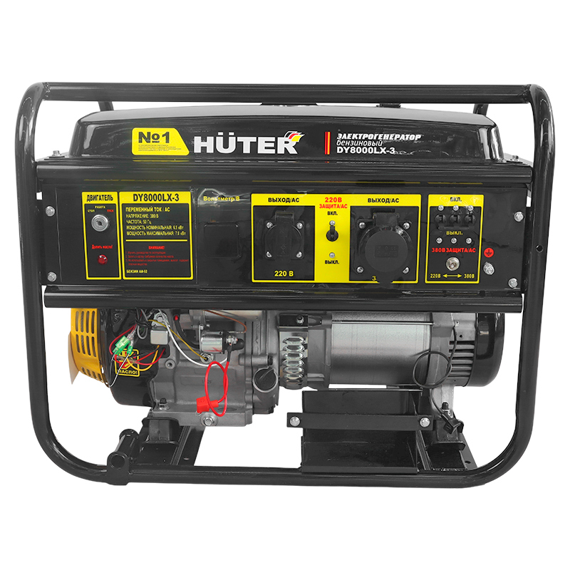 Бензиновый генератор Huter DY8000LX-3 в Нижнем Новгороде