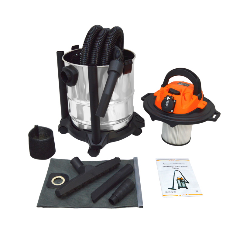 Пылесос строительный Brait DVC-20 28.01.011.105, DAMAN, 230В, 50Гц, 1400Вт  в Угличе