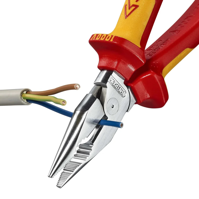 Плоскогубцы комбинированные Knipex KN-0826185SB остроконечные с удлинёнными губками, 185 мм, хром в Туле